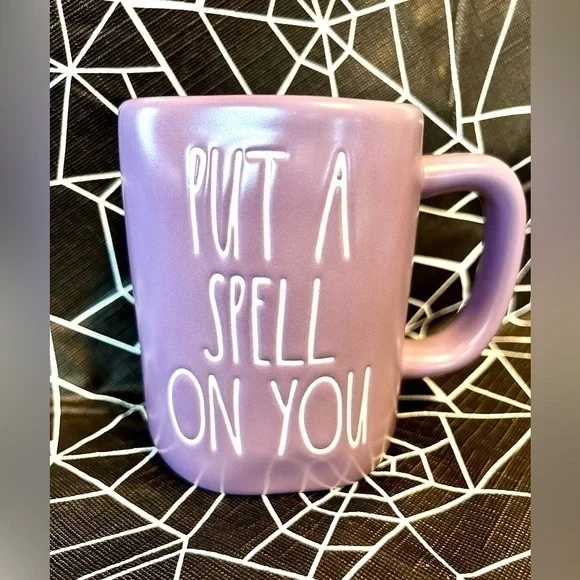 RAE DUNN | PUT A SPELL ON YOU MUG | PURPLE | BRAND NEW | HALLOWEEN 2023 RELEASE