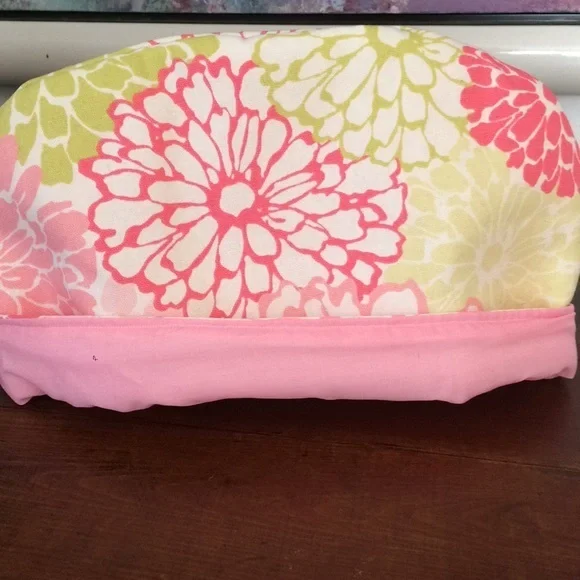 Hand crafted insulated Floral Print Tea Cozy/Cover pink green cozy hot‎ tea warm
