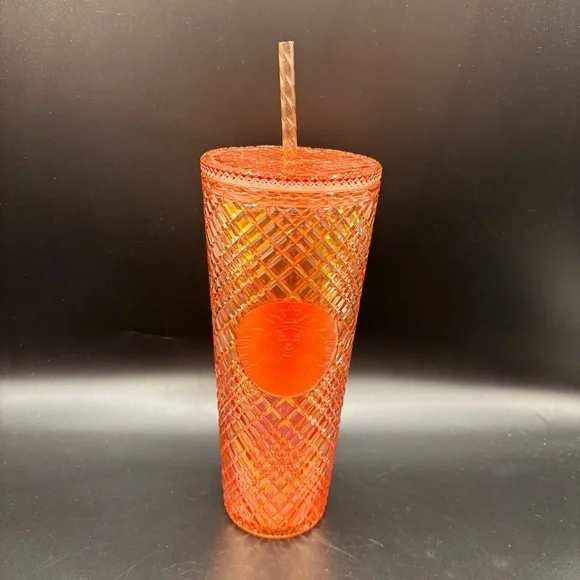 NWOT Starbucks Tumbler Cup 24oz Jeweled Rose Gold Limited Edition‎ Holiday 2021