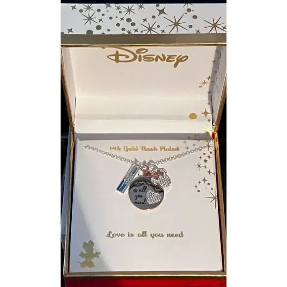 Disney Minnie Mouse ‘Love is All You Need Necklace