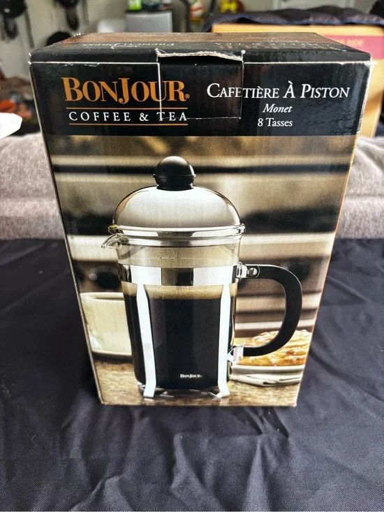 Monet French Press Coffee & Tea Maker - Black
