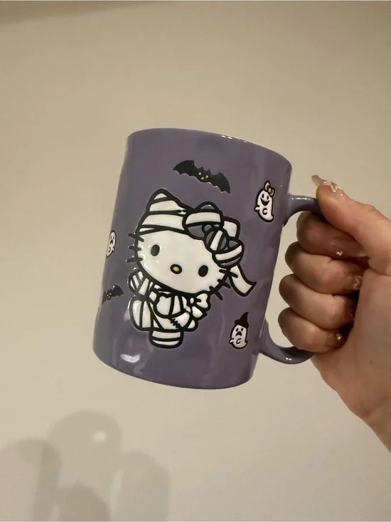 Hello Kitty Lavender Halloween Mummy Mug