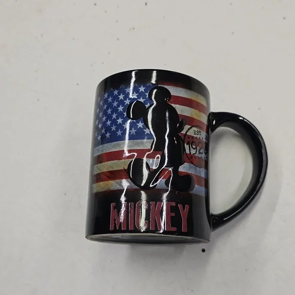 Jerry Lee‎ 1928 Disney Patriotic Mickey Mouse Coffee Cup
