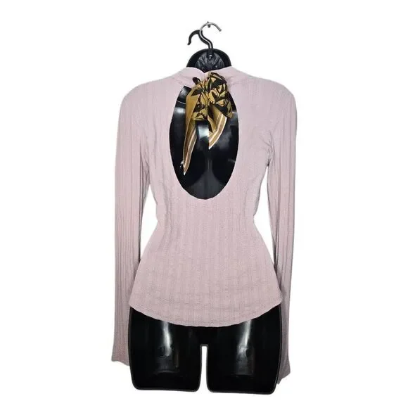 Free People Party In The Back Top Size Medium in Barely Lilac