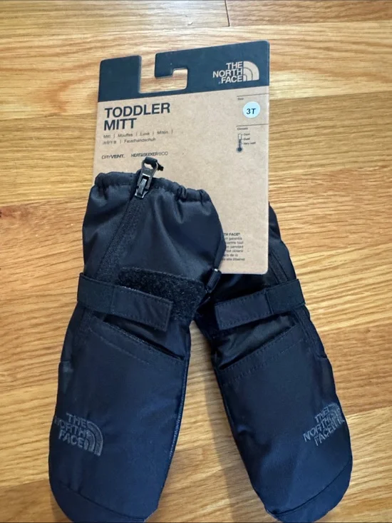 The North Face Black Toddler Mitts