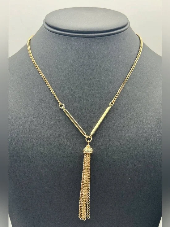 Jewelry stainless steel gold tone 25”  3.00mm necklace chain