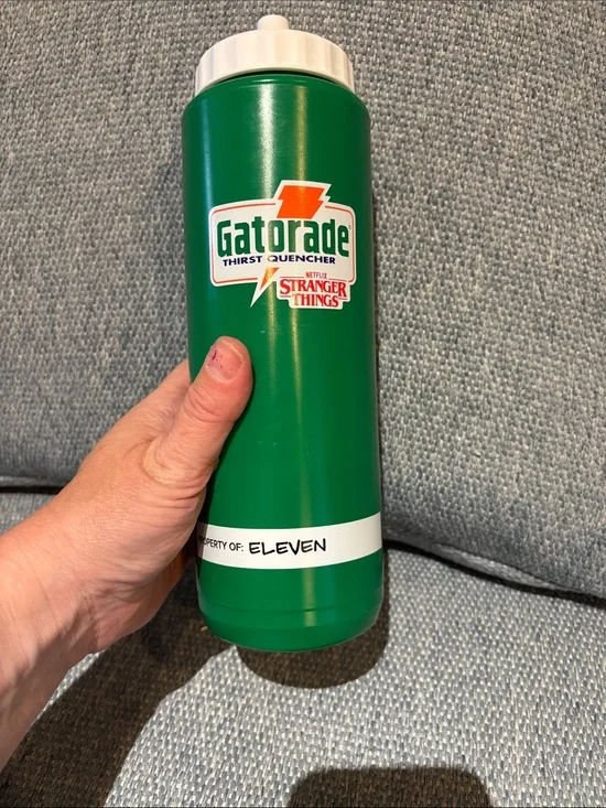 NWT Gatorade X Stranger Things water bottle NEW