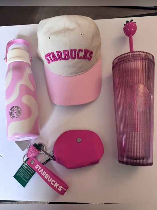 Starbucks pink collection