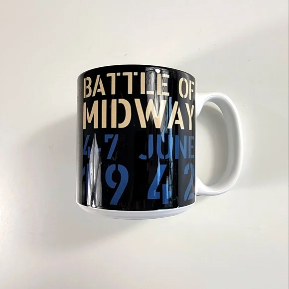 battle of midway Coffee Cup jumbo mug June 1942 history collector