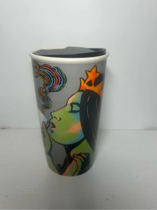 Colorful Starbucks  Travel Mug
