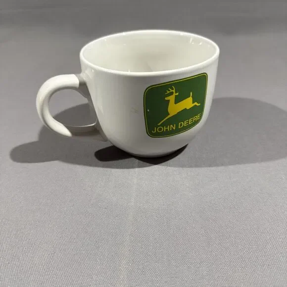 John Deere 28oz Coffee Mug Soup Bowl RARE MISPRINT LOGO Made By Gibson