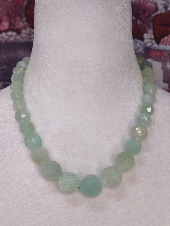 Jay King Faceted Chrysoprase Gemstone Necklace