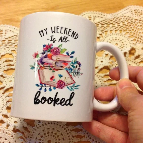 Book Lover's Coffee Cup, New