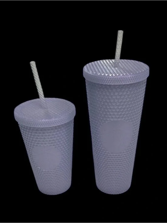 Starbucks Lavender Studded Reusable Tumbler with Straw (Two Sizes)