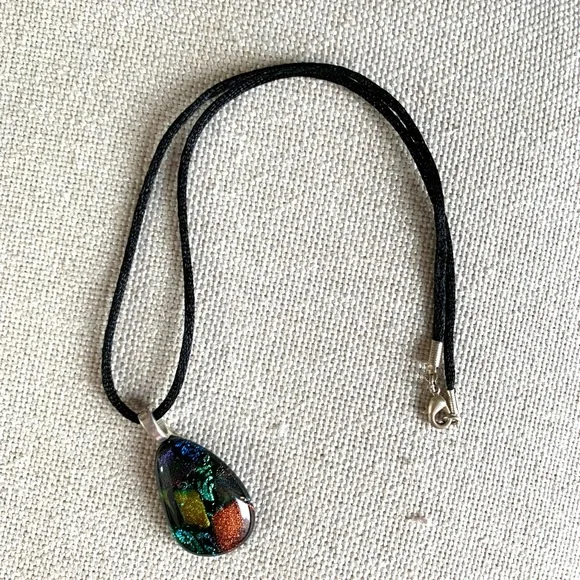 Fused Glass Necklace‎