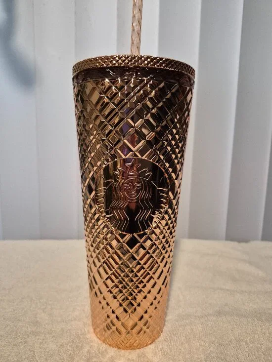 Rose Gold Starbucks Tumbler