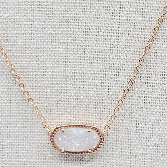 KENDRA SCOTT Dusy Necklace Rose Gold Over Brass