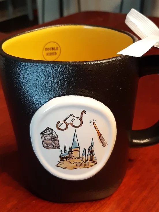 Rae Dunn Black and White Harry Potter Ceramic Mug NWT