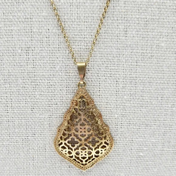 KENDRA SCOTT Aiden Necklace Vintage Gold Over Brass