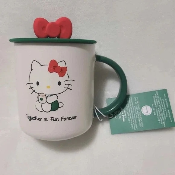 2025‎ Starbucks Hello Kitty Ceramic Mug 16 oz NEW IN HAND. FAST SHIPPING