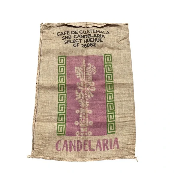 Guatemala Burlap Coffee Bean Bag Jute Sack Candelaria DNC Dinamica 2023-24 Crop