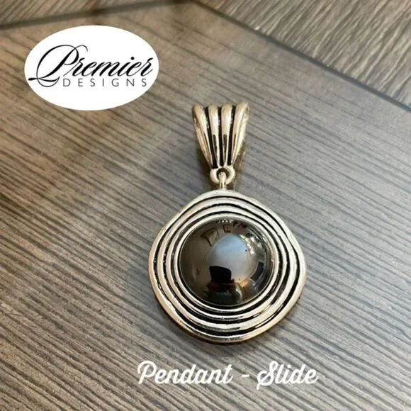 Premier Designs Jewelry #4486 Eclipse Necklace Slide - Pendant