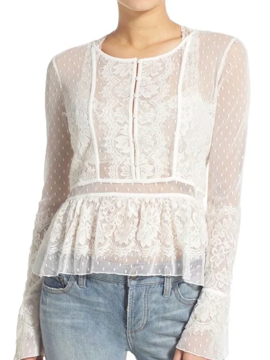 Free People Penelope blouse. Size L