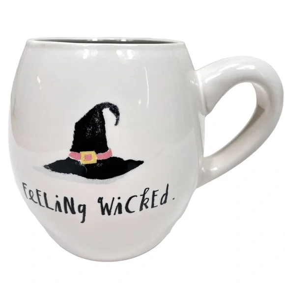 Rae Dunn “Feeling Wicked.” Witch Hat Mug Coffee Cup‎ -181-