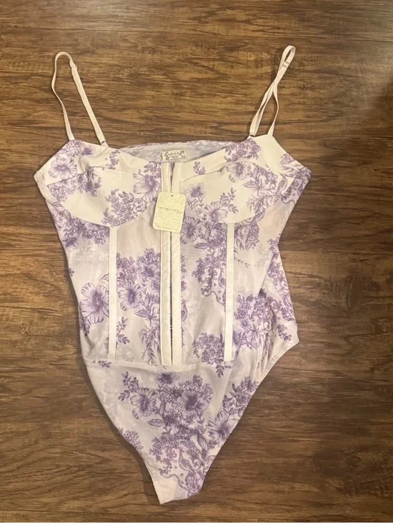 NWT free people bodysuit size xl