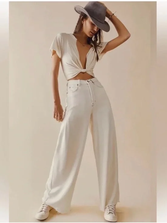 Free People Old West Slouchy Jeans