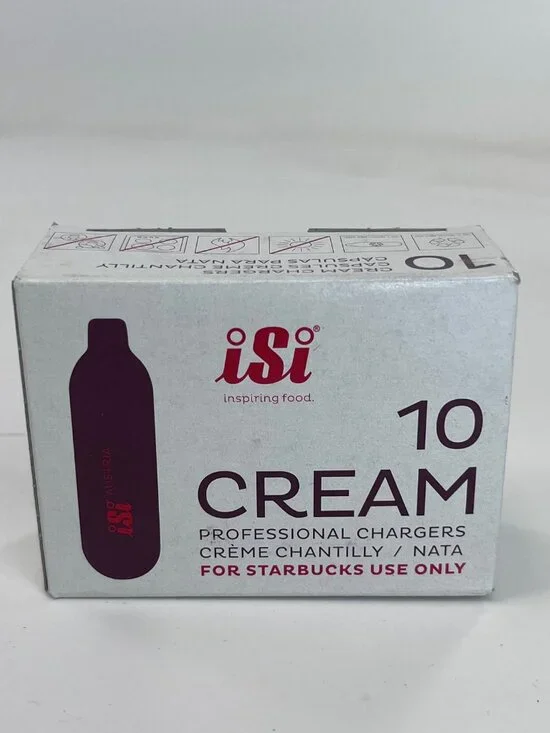 Isi 10 Cream Professional Chargers For Starbucks 10 Pack