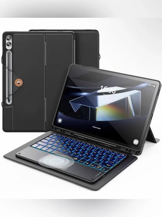 Keyboard Case for Samsung Galaxy Tab S10 Plus/S9 Plus /S9 FE+ (12.4 inch)