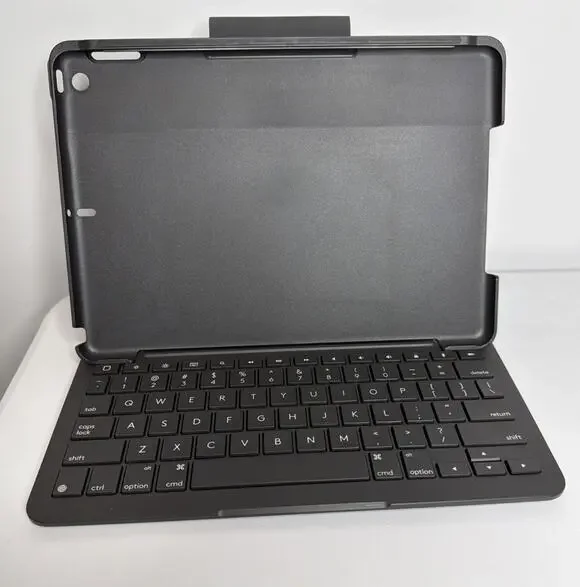 Logitech Slim Folio Keyboard Case for Apple iPad 7th/8th/9th Gen Graphite Tested