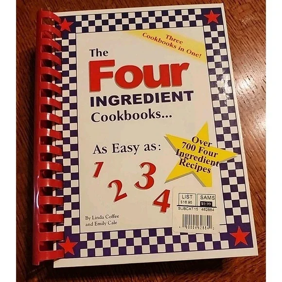 The Four Ingredient‎ Cookbooks : As Easy As: 1 2 3 4 Spiral by Linda Coffee