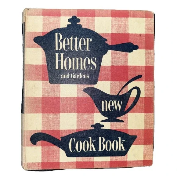 Vintage Better Homes‎ and Gardens New Cook Book 1St Edition 4th Printing 1953