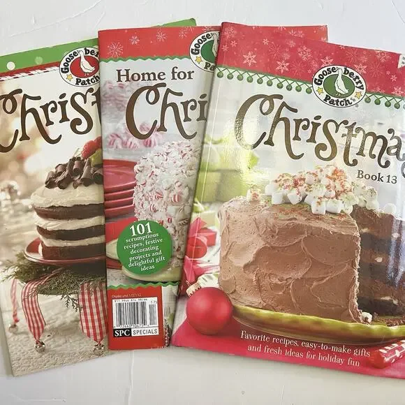 Set Christmas Gooseberry Patch Books Recipes Decorating Festive Projects