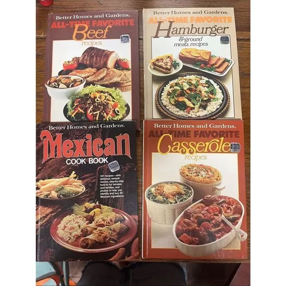 Better Homes & Gardens vintage cookbooks
