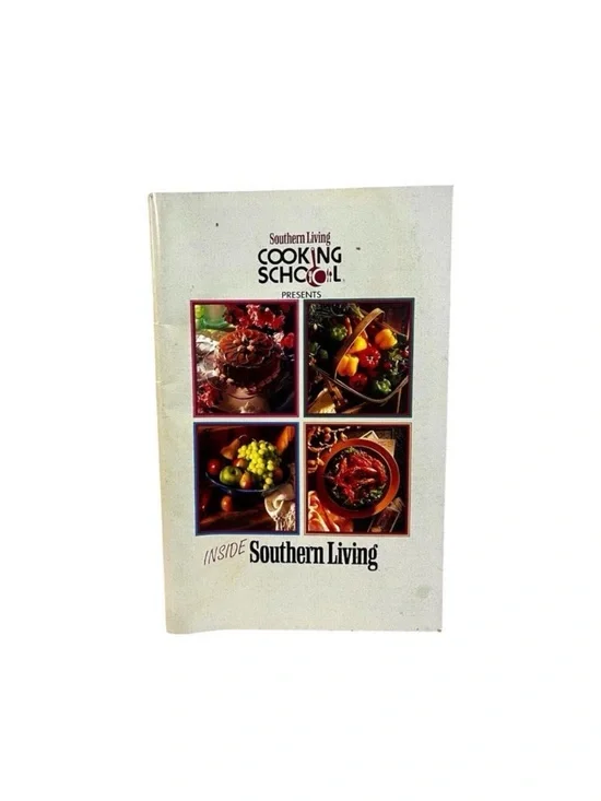 Vintage 1991 Southern Living Cooking School Cookbook Recipes