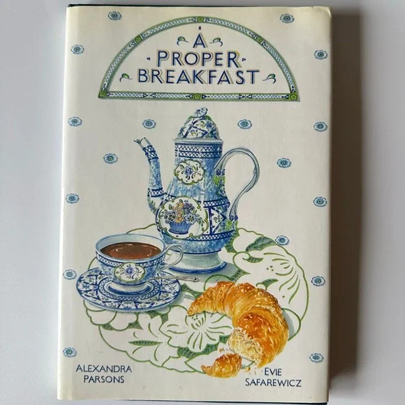 A Proper Breakfast Parsons 1991 Hardcover St Martins Press First Edition DJ VG‎