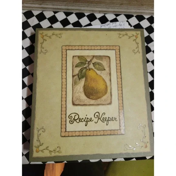 Vintage Recipe Keeper Binder Full of Handwritten Family Recipes Clippings Cards