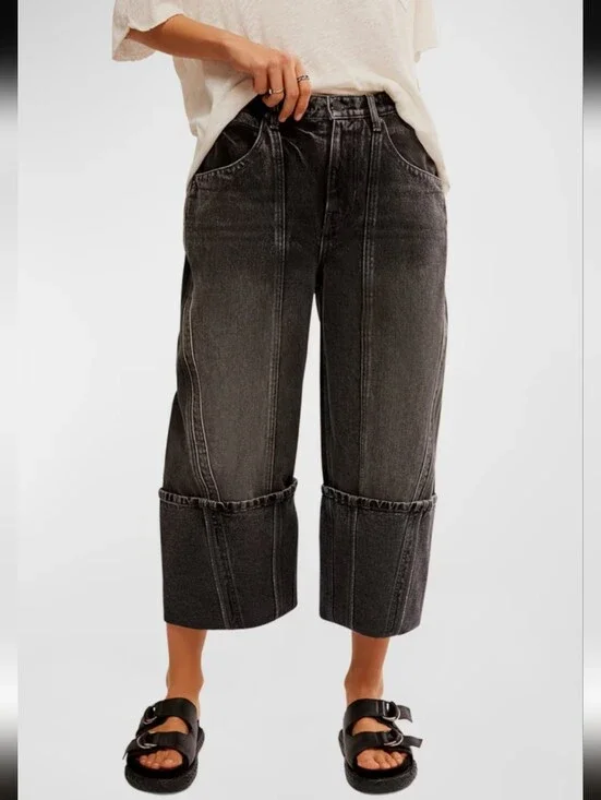 NWT Free People Olsen Cuffed Barrels
