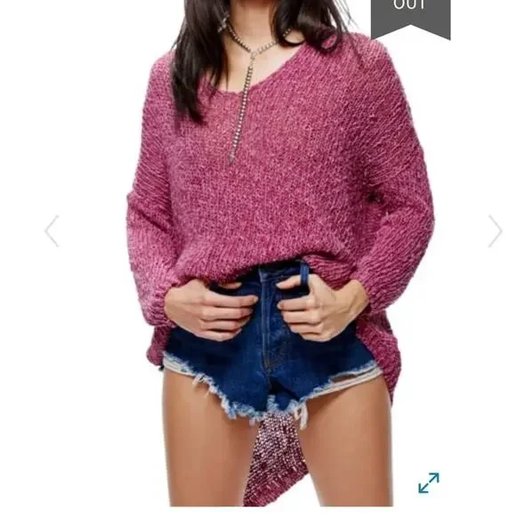 Free People Vertigo over size Pullover