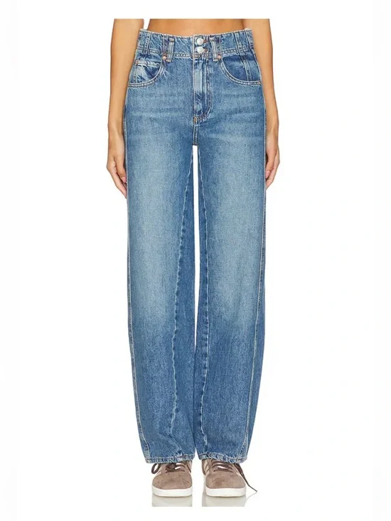 Free People/ We the free Aster high rise Straight Leg Jeans in Swarm Size 32