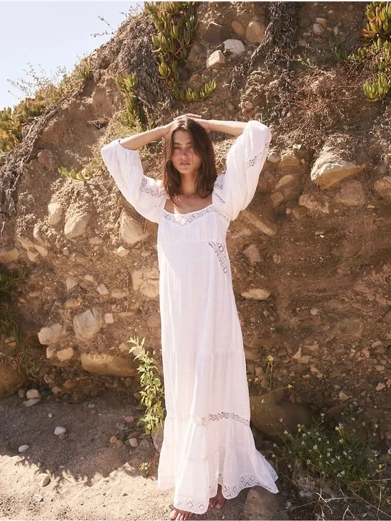 Free People all the attitude maxi dress