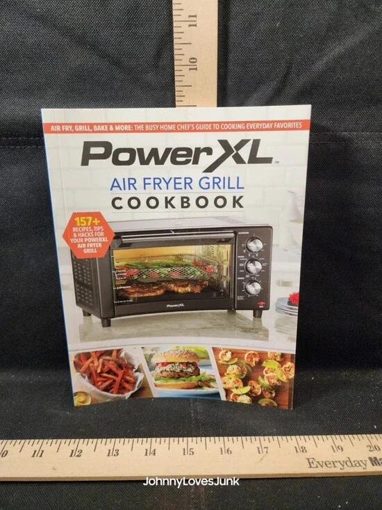 Power XL Air Fryer Grill Recipe Cookbook Complete Used