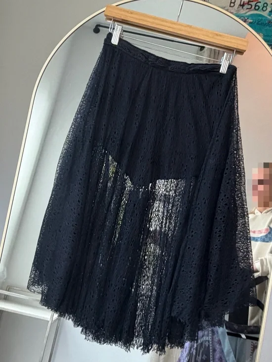 Free People Black Lace Shorts/Pants