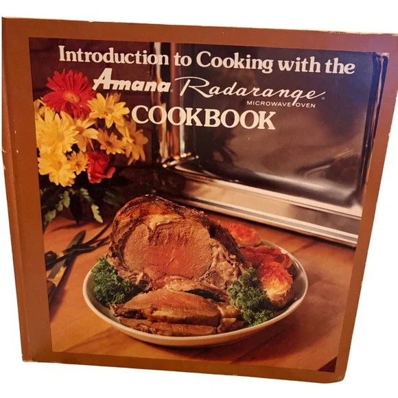 Vtg 1970s Amana Radarange Microwave Cookbook Retro Kitchen Ephemera MCM Kitsch