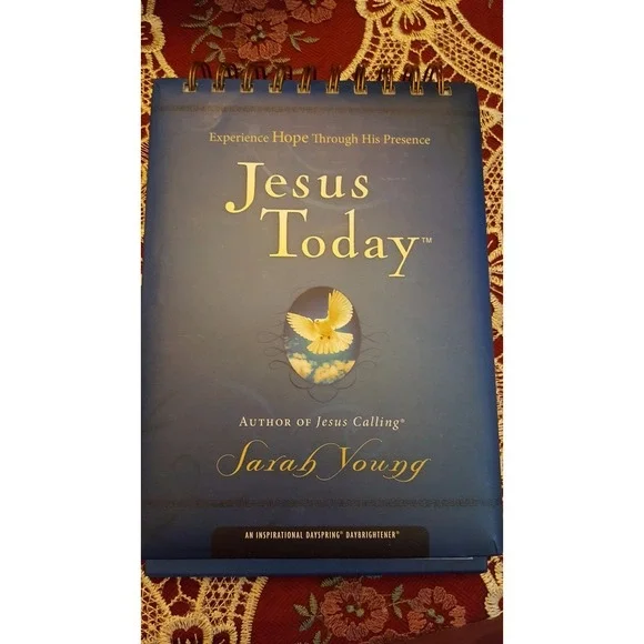 Jesus Today by Sarah Young Experience Hope Through His Presence Spiral Flip Stan