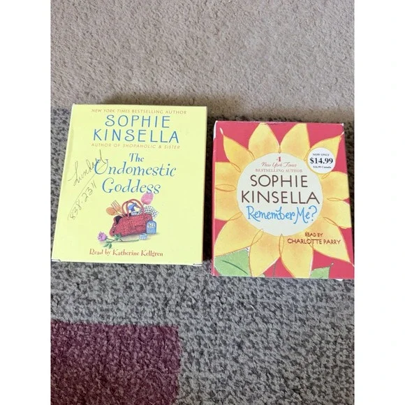 Sophie Kinsella set of 2 books on CD audio remember Me The Domestic Goddess