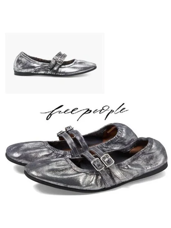 Free People Gemini Ballet Flats Sz 10